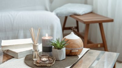 bougies parfumees dans chambre