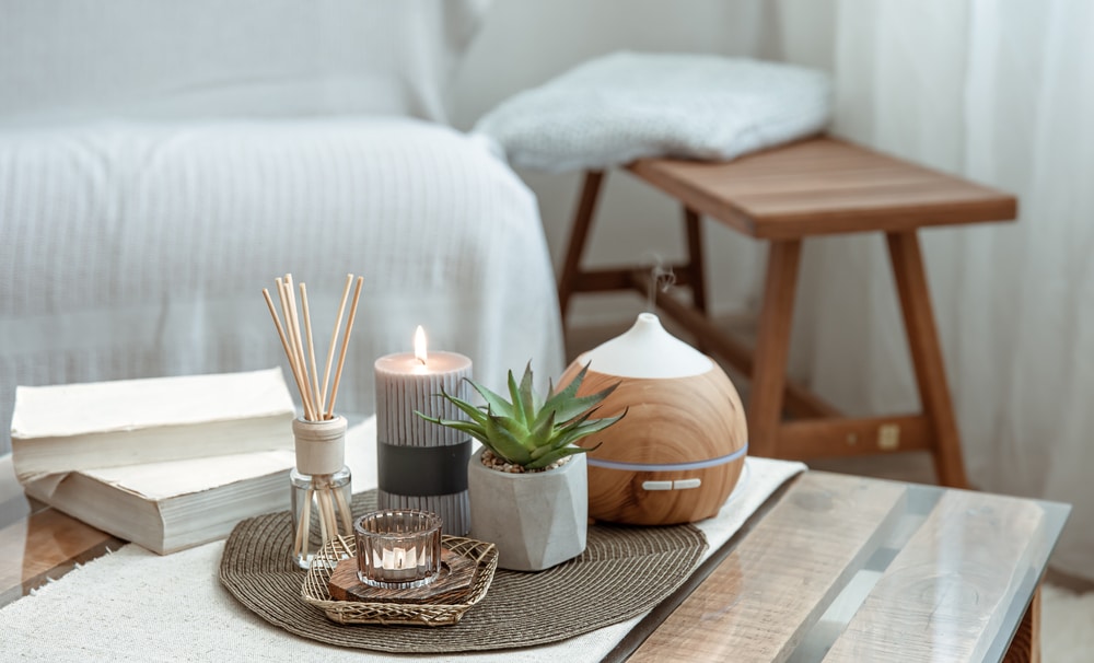 bougies parfumees dans chambre