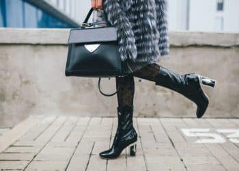 bottines boots cuir noir