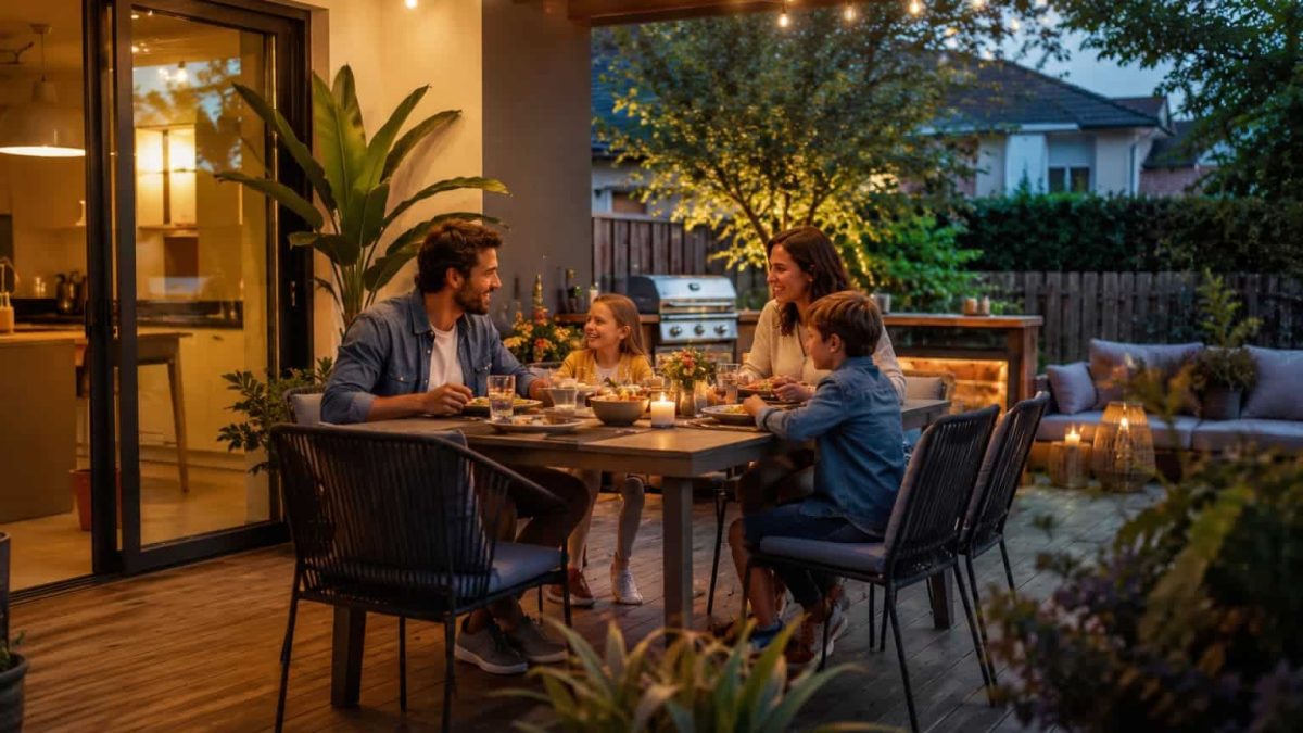comment amenager sa terrasse pour des moments en famille